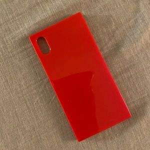 RED SQUARE IPHONE XS MAX CASE BRAND NEW